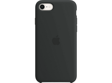 Coque noire pour iPhone 7 avec le logo Apple sur fond blanc.