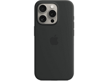 Charger l&#39;image dans la galerie, APPLE Cover Silicone MagSafe iPhone 15 Pro Black (MT1A3ZM/A)
