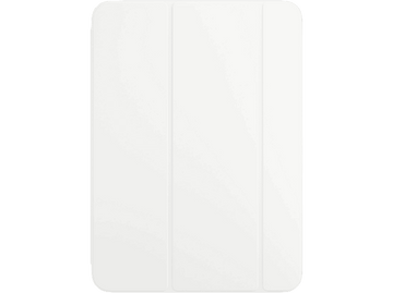 Housse de tablette blanche avec trois panneaux verticaux.