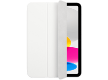 Charger l&#39;image dans la galerie, Étui de tablette blanc, ouvert montrant l&#39;écran de la tablette.
