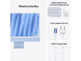 APPLE iMac 24" M4 256 GB Bleu 2024 AZERTY (MWV13F) - 24 pouces - Apple M-Series - 16 GB - 256 GB - M4