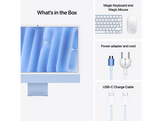 APPLE iMac 24" M4 256 GB Bleu 2024 AZERTY (MWUF3F)