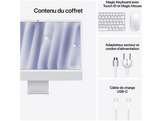 APPLE iMac 24 inch (M6) - 12 core CPU - 12 core GPU - 16GB - 256GB - QWERTY - Verre nano-texturé - Argenté (MH2U4)