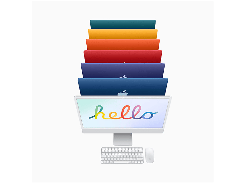APPLE iMac 24" M1 256 GB Blue 2021 (MGPK3F)