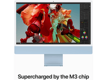 Charger l&#39;image dans la galerie, APPLE iMac 24&quot; M3 256 GB Blue 2023 QWERTY (MQRC3F-Z11392431)
