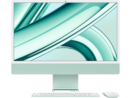 APPLE iMac 24" M3 256 GB Green 2023 AZERTY (MQRA3F) - 23,5 pouces - Apple M-Series - 8 GB - 256 GB - M3