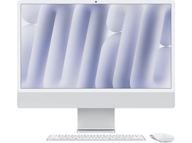 APPLE iMac 24" M4 512 GB Argenté 2024 AZERTY (MWUV3F) - 24 pouces - Apple M-Series - 16 GB - 512 GB - M4