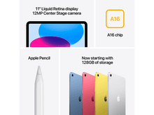 Charger l&#39;image dans la galerie, APPLE iPad - A16 - 11 pouces - 512 GB - Yellow - Wi-Fi
