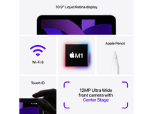 Charger l&#39;image dans la galerie, APPLE iPad Air 10.9&quot; 64 GB Wi-Fi Starlight Edition 2022 (MM9F3NF/A)
