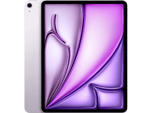 Charger l&#39;image dans la galerie, Tablette blanche et violette. L&#39;écran affiche un design stylisé violet et argent.
