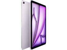 Charger l&#39;image dans la galerie, Un iPad, de couleur violette, incliné avec un motif violet et blanc sur l&#39;écran. Le dos est violet uni.
