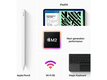 Charger l&#39;image dans la galerie, APPLE iPad Pro 12.9&quot; 128 GB Wi-Fi Silver 2022 (MNXQ3NF/A) - 128 GB - Argenté
