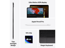 Charger l&#39;image dans la galerie, APPLE iPad Pro 13&quot; 256 GB Wi-Fi + Cellular Silver Edition 2024
