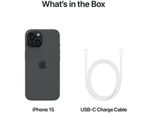 Charger l&#39;image dans la galerie, APPLE iPhone 15 5G 256 GB Black (MTP63ZD/A)
