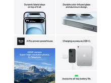 Charger l&#39;image dans la galerie, APPLE iPhone 15 Plus 5G 128 GB Blue (MU163ZD/A)
