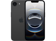 Charger l&#39;image dans la galerie, Téléphone noir avec deux caméras à l&#39;arrière et un écran affichant une image abstraite.
