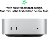 APPLE Mac mini (2024) - M4 (10 coeurs CPU - 10 coeurs GPU) - 24 GB - 512 GB (MCYT4F)