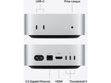APPLE Mac Mini (2026) - M5 Pro (15 coeurs CPU - 16 coeurs GPU) - 24 GB - 512 GB (MHQN4ZD/A)