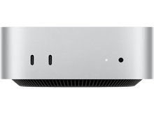 Charger l&#39;image dans la galerie, Ordinateur Mac mini argent, vue de face montrant deux ports et une lumière d&#39;alimentation.
