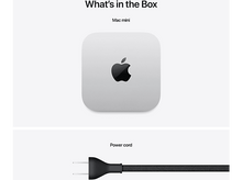 Charger l&#39;image dans la galerie, Mac Mini et cordon d&#39;alimentation sur fond blanc, avec texte.
