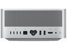 Charger l&#39;image dans la galerie, Appareil argenté avec plusieurs ports et une grille de haut-parleur. Fond blanc.
