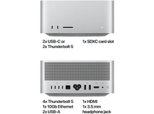 Charger l&#39;image dans la galerie, Un boîtier d&#39;ordinateur noir avec des mesures et des symboles sur une surface bleue.
