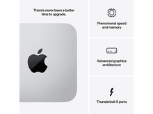 Charger l&#39;image dans la galerie, Ordinateur Apple argenté avec logo et slogans.
