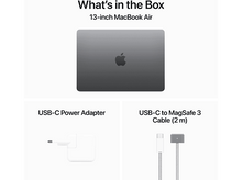 Charger l&#39;image dans la galerie, APPLE MacBook Air 13&quot; (2024) M3 256 GB Space Gray (MRXN3F)
