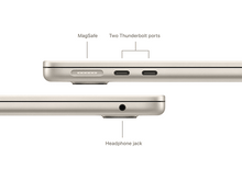 Charger l&#39;image dans la galerie, APPLE MacBook Air 13&quot; (2024) M3 256 GB Starlight (MRXT3F)
