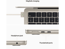 Charger l&#39;image dans la galerie, APPLE MacBook Air 13&quot; M2 256 GB Starlight (MLY13F)
