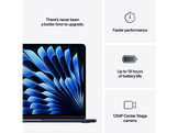 APPLE MacBook Air 13 pouces - M4 - 24 GB - 512 GB - Midnight - QWERTZU