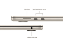 Charger l&#39;image dans la galerie, APPLE MacBook Air 15&quot; (2024) M3 256 GB Lumière stellaire (MC9F4F)
