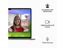 Charger l&#39;image dans la galerie, APPLE MacBook Air 15&quot; (2024) M3 512 GB Space Gray (MRYN3F) - 15,3 pouces - Apple M3 - 8 GB - 512 GB - M3
