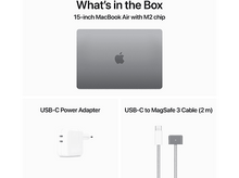 Charger l&#39;image dans la galerie, APPLE MacBook Air 15&quot; M2 256 GB Space Gray (MQKP3F-Z09642830)
