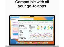 Charger l&#39;image dans la galerie, APPLE MacBook Air 15&quot; M2 256 GB StarLight QWERTZU (MQKR3SM/A)
