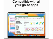 Charger l&#39;image dans la galerie, APPLE MacBook Air 15&quot; M2 256 GB StarLight QWERTZU (MQKU3SM/A)
