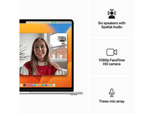 Charger l&#39;image dans la galerie, APPLE MacBook Air 15&quot; M2 512 GB Silver QWERTZU (MQKT3SM/A) - 15,3 pouces - 8 GB - M2
