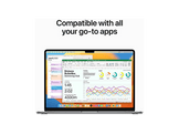 APPLE MacBook Air 15" M2 512 GB Space Gray QWERTZU (MQKQ3SM/A)
