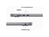 APPLE MacBook Air 15" M2 512 GB Space Gray QWERTZU (MQKQ3SM/A)