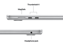 Charger l&#39;image dans la galerie, Gros plan sur le côté d&#39;un ordinateur portable montrant les ports et la prise casque.
