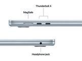 APPLE MacBook Air 15 pouces - M4 - 16 GB - 256 GB - Sky Blue - QWERTZU