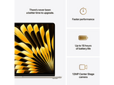 APPLE MacBook Air 15 pouces - M4 - 16 GB - 256 GB - Starlight