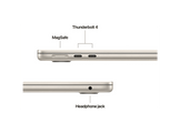 APPLE MacBook Air (2026) - 13 pouces - M5 (10 CPU/10 GPU) - 24 GB - 1 TB - Starlight - QWERTZ