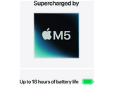 APPLE MacBook Air (2026) - 15 pouces - M5 (15 CPU/10 GPU) - 16 GB - 1 TB - Sky Blue - QWERTZ