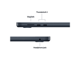 APPLE Macbook Air (2026) - 15 pouces - M5 (15 CPU/10 GPU) - 16 GB - 512 GB - Midnight - QWERTZ
