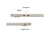 APPLE MacBook Air (2026) - 15 pouces - M5 (15 CPU/10 GPU) - 16 GB - 512 GB - Starlight - QWERTZ