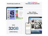APPLE MacBook Air (2026) - 15 pouces - M5 (15 CPU/10 GPU) - 24 GB - 1 TB - Sky Blue - QWERTZ
