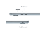 APPLE MacBook Air (2026) - 15 pouces - M5 (15 CPU/10 GPU) - 24 GB - 1 TB - Sky Blue - QWERTZ