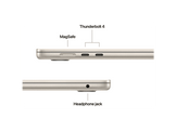 APPLE MacBook Air (2026) - 15 pouces - M5 (10 CPU/10 GPU) - 24 GB - 1 TB - Starlight - QWERTY