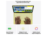 APPLE MacBook Neo (2026) - 13 pouces - A18 Pro - 8 GB - 512 GB - Touch ID - Citrus - AZERTY